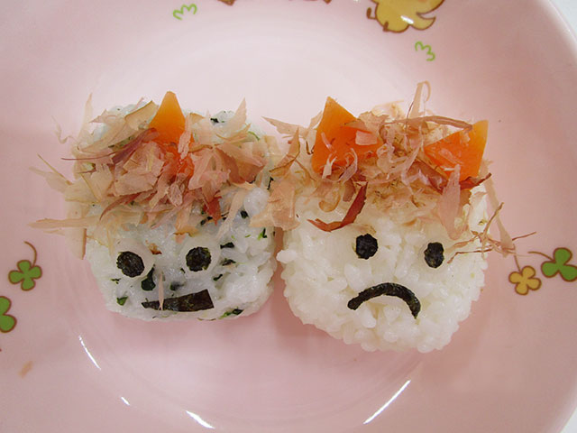 鬼のおにぎり
